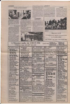 Le Soleil de Colombie, October 22, 1982, page 12