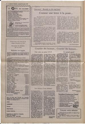 Le Soleil de Colombie, October 22, 1982, page 2