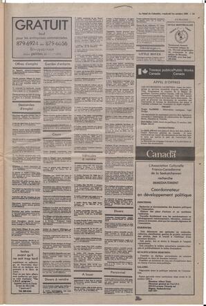 Le Soleil de Colombie, October 1, 1982, page 19