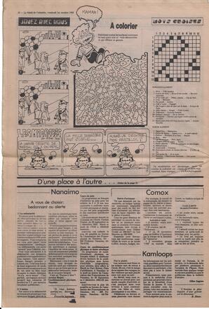 Le Soleil de Colombie, October 1, 1982, page 18