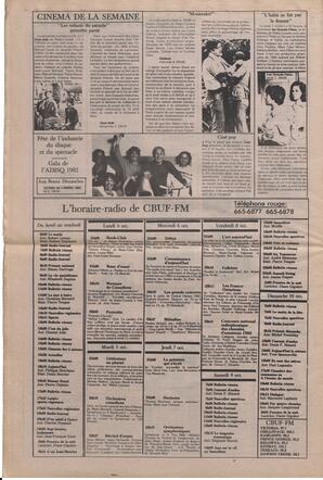 Le Soleil de Colombie, October 1, 1982, page 12