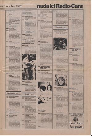 Le Soleil de Colombie, October 1, 1982, page 11