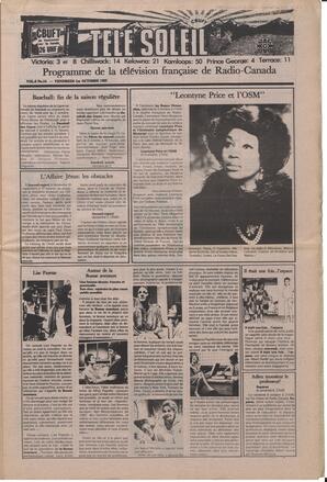 Le Soleil de Colombie, October 1, 1982, page 9