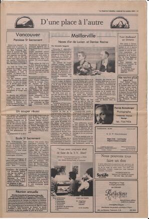 Le Soleil de Colombie, October 1, 1982, page 3