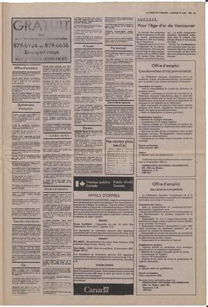 Le Soleil de Colombie, August 27, 1982, page 15