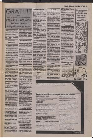 Le Soleil de Colombie, August 20, 1982, page 15