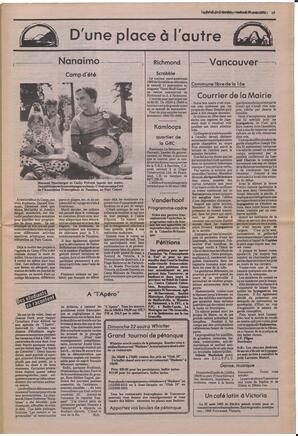Le Soleil de Colombie, August 20, 1982, page 3