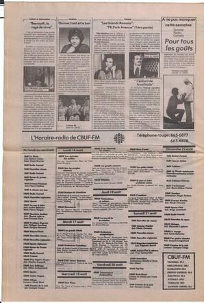 Le Soleil de Colombie, August 13, 1982, page 10