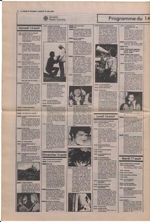 Le Soleil de Colombie, August 13, 1982, page 8