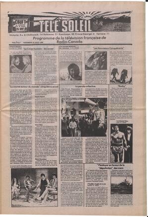 Le Soleil de Colombie, August 13, 1982, page 7