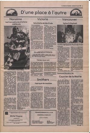 Le Soleil de Colombie, August 13, 1982, page 3