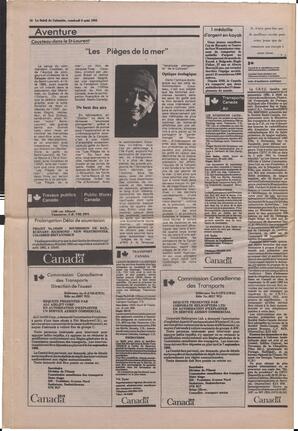 Le Soleil de Colombie, August 6, 1982, page 16