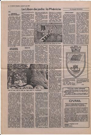 Le Soleil de Colombie, August 6, 1982, page 14