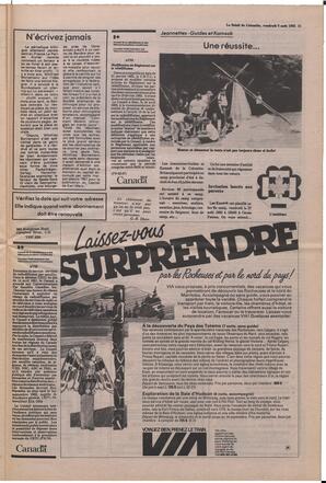 Le Soleil de Colombie, August 6, 1982, page 11