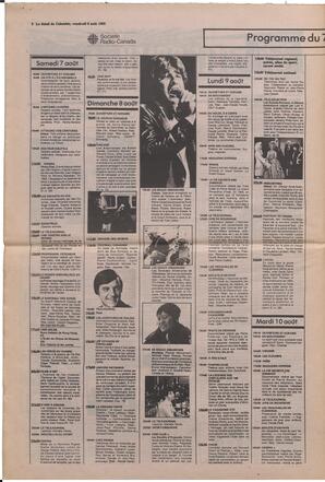 Le Soleil de Colombie, August 6, 1982, page 8