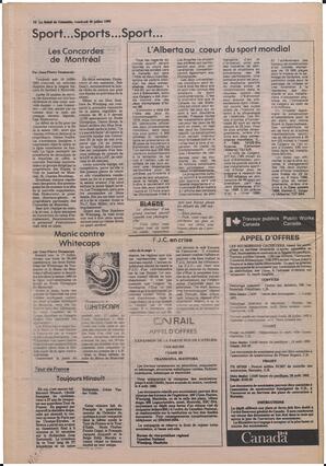 Le Soleil de Colombie, July 30, 1982, page 16