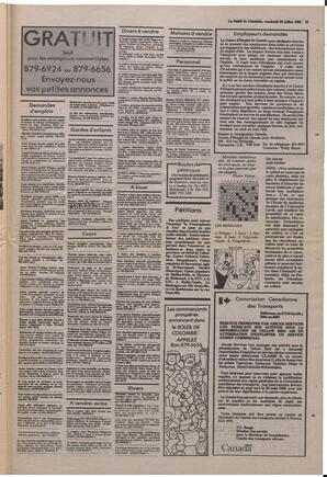 Le Soleil de Colombie, July 30, 1982, page 15