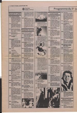 Le Soleil de Colombie, July 30, 1982, page 8
