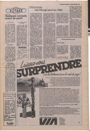 Le Soleil de Colombie, July 23, 1982, page 5