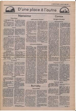 Le Soleil de Colombie, July 16, 1982, page 3