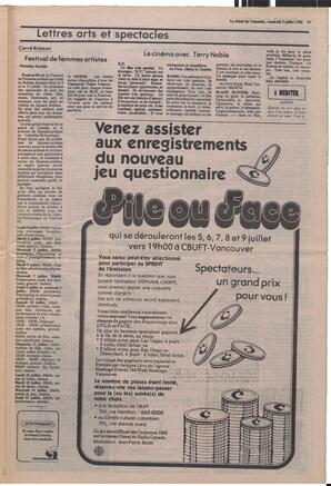 Le Soleil de Colombie, July 2, 1982, page 15