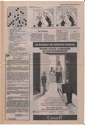 Le Soleil de Colombie, July 2, 1982, page 13