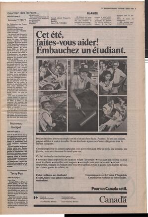 Le Soleil de Colombie, July 2, 1982, page 5