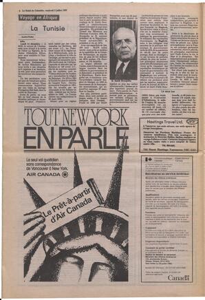 Le Soleil de Colombie, July 2, 1982, page 4