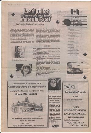 Le Soleil de Colombie, June 25, 1982, page 20