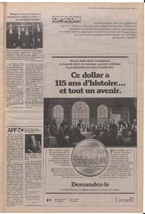 Le Soleil de Colombie, June 25, 1982, page 19