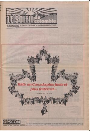 Le Soleil de Colombie, June 25, 1982, page 11