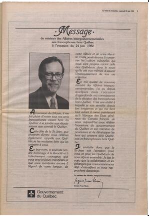 Le Soleil de Colombie, June 25, 1982, page 3