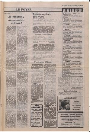 Le Soleil de Colombie, June 18, 1982, page 25