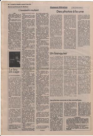 Le Soleil de Colombie, June 18, 1982, page 22