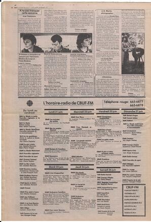 Le Soleil de Colombie, June 18, 1982, page 20