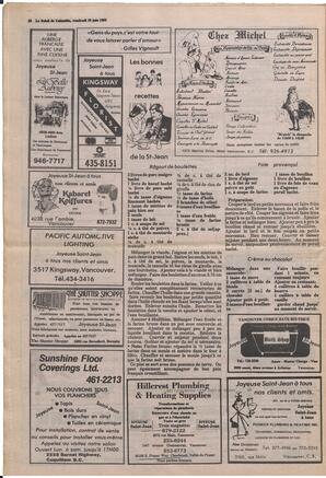 Le Soleil de Colombie, June 18, 1982, page 16