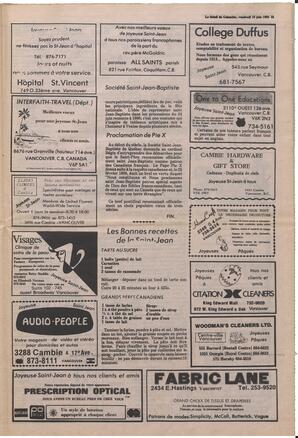 Le Soleil de Colombie, June 18, 1982, page 15