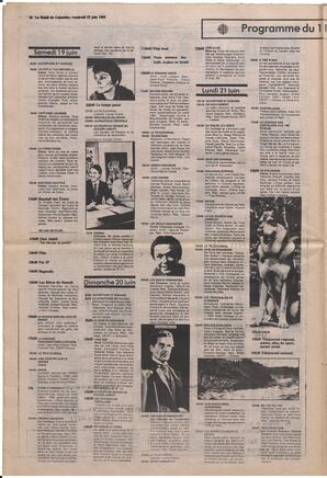 Le Soleil de Colombie, June 18, 1982, page 10