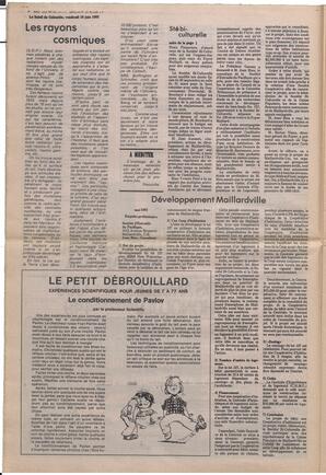 Le Soleil de Colombie, June 18, 1982, page 6
