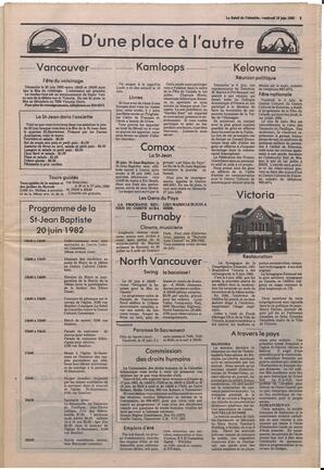 Le Soleil de Colombie, June 18, 1982, page 3
