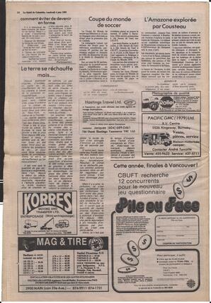 Le Soleil de Colombie, June 4, 1982, page 27