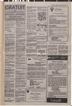 Le Soleil de Colombie, June 4, 1982, page 26