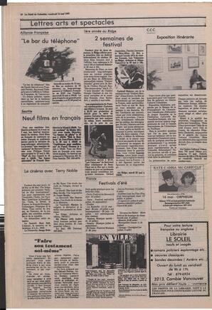 Le Soleil de Colombie, May 14, 1982, page 16
