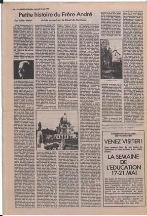 Le Soleil de Colombie, May 14, 1982, page 14