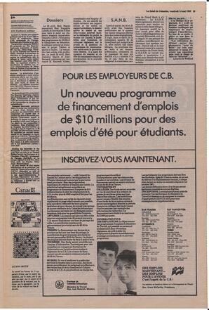 Le Soleil de Colombie, May 14, 1982, page 13