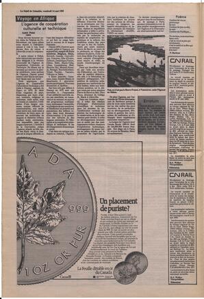 Le Soleil de Colombie, May 14, 1982, page 4