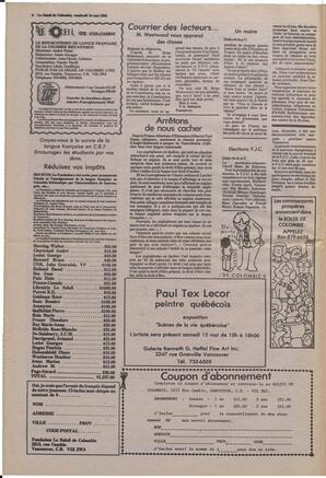 Le Soleil de Colombie, May 14, 1982, page 2