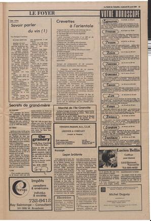 Le Soleil de Colombie, April 23, 1982, page 13