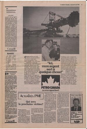 Le Soleil de Colombie, April 16, 1982, page 11