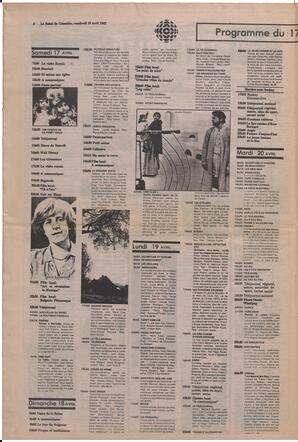 Le Soleil de Colombie, April 16, 1982, page 8